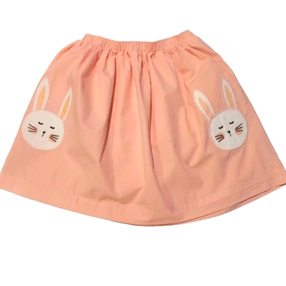 HANNA ANDERSSON Girls Light pink, lined cotton bunny skirt. Size: US 10. - Picture 1 of 6